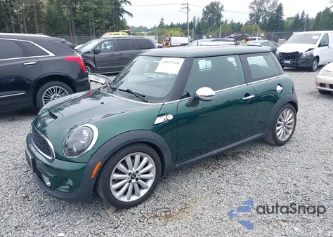 2012 Mini Cooper S z USA, uszkodzony, nr VIN WMWSV3C55CTY29391